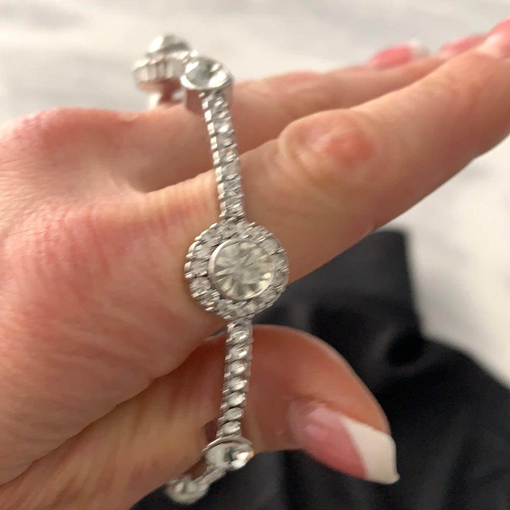 Faux diamond bracelet